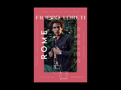 Poster for Filippo Loreti watches