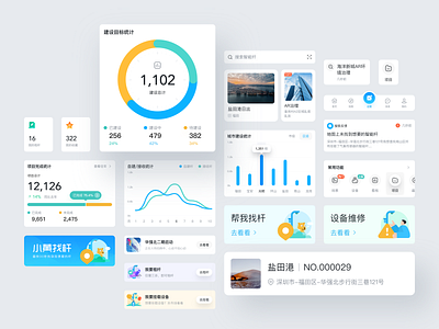 Smart Pole app UI kit app design icon illustration ui