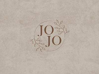 Jo Jo branding cosmetic logo vector