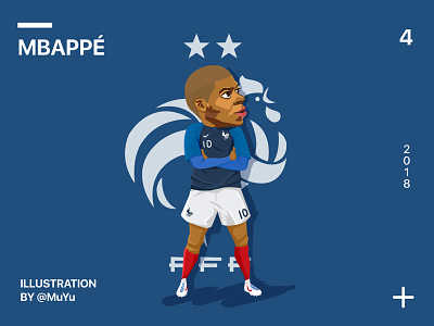 MBAPPÉ-Football illustration
