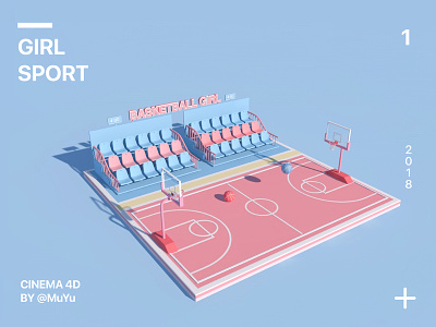 Girl Sport app design