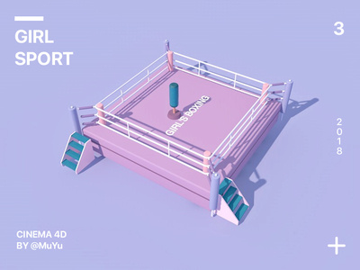 Girl Sport-Boxing branding design ui