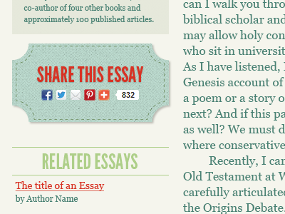 Essays related share type web