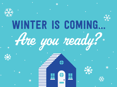 Winter is coming! data viz design digital illustration home icons illustration infographic print snowflake typography vector winter