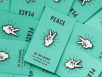 Peace Pins branding enamel pins hand drawn handmade icon illustration kindness lapel pins peace personal work product design quirky