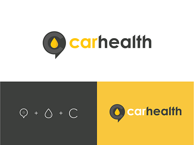 Car health logo app app icon app logo brand identity branding car app logo car logo carlogo location location logo logo logo design logodesign oil logo typogaphy