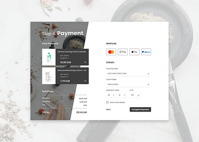 Daily UI Challenge #002 - Credit Card Checkout 002 dailyui skcr ui design