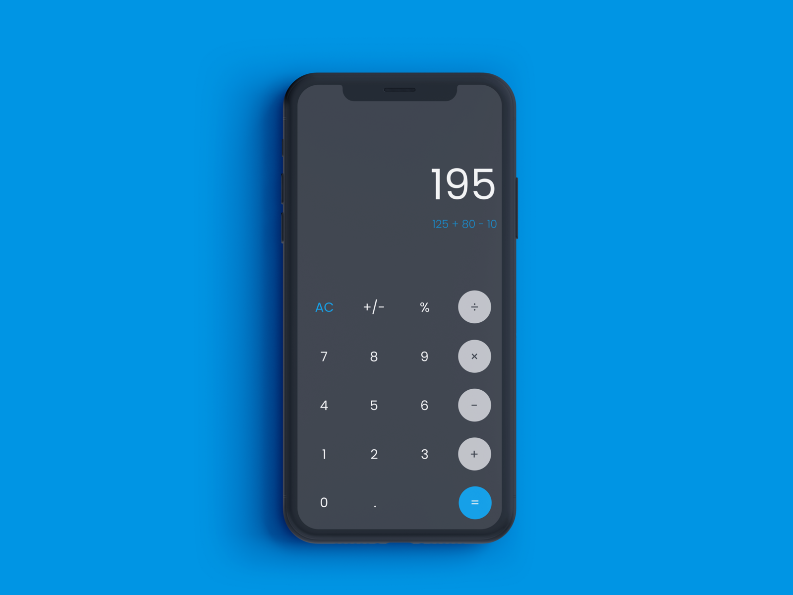 Daily UI Challenge #004 - Calculator By Hoang Nguyen On Dribbble