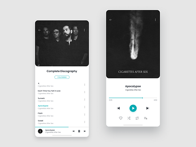 Daily UI Challenge #009 - Music Player