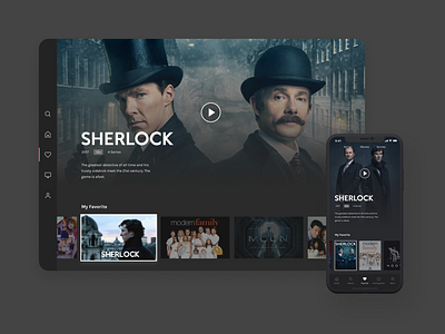 Daily UI Challenge #025 - TV App