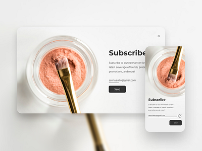 Daily UI Challenge #026 - Subscribe