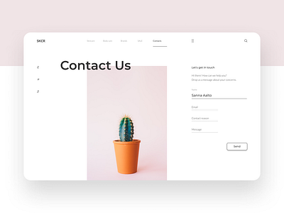 Daily UI Challenge #028 - Contact Us