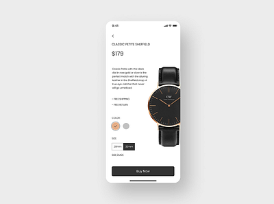 Daily UI Challenge #033 - Customize Product customization dailyui mobile product uidesign