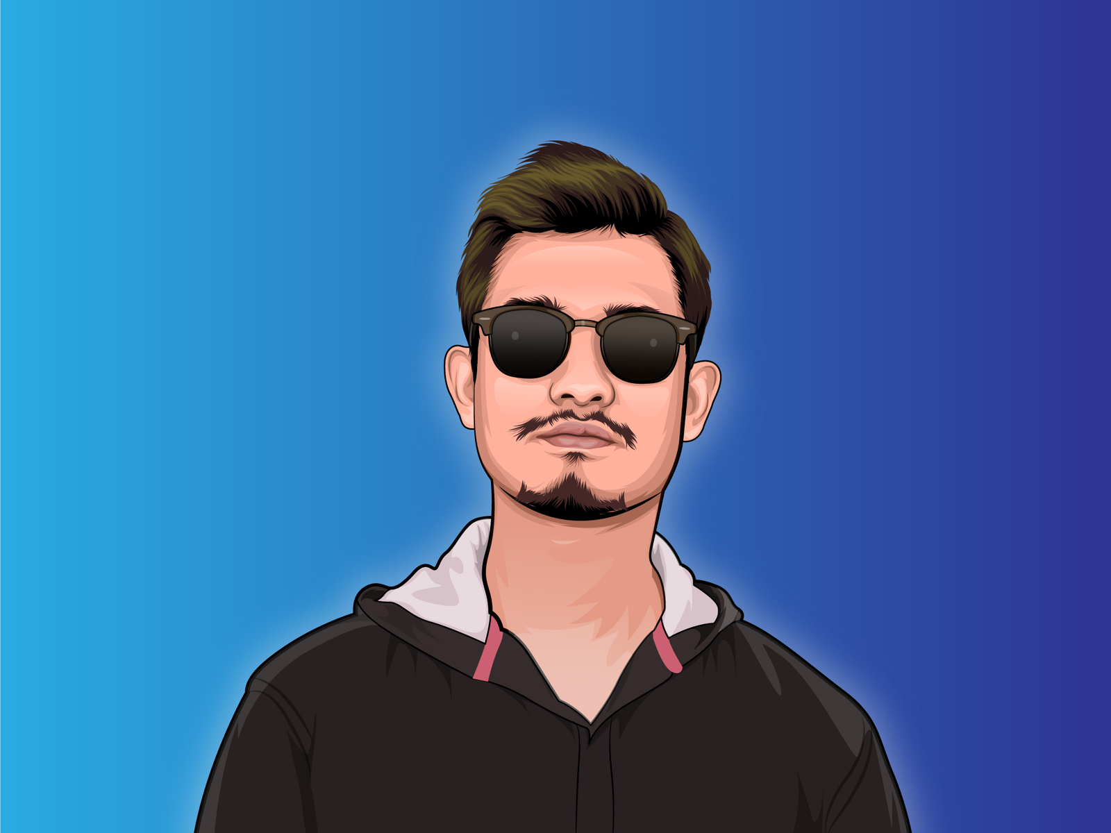 Cartoon/vector portrait by Goutam Dash on Dribbble