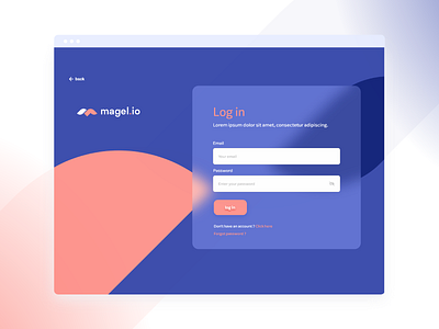 magel.io login screen