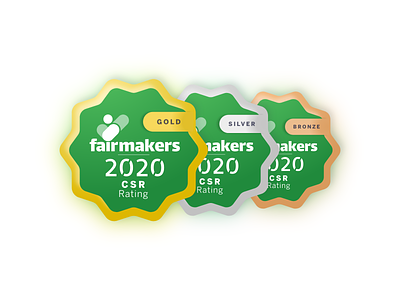 Fairmakers badges branding design icon illustration logo