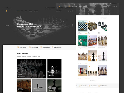 chess store website Ui Ux branding clean design graphic graphic design illustration logo design modern new ui ui ux user inteface ux web web design web designer web developer website design website developer websites