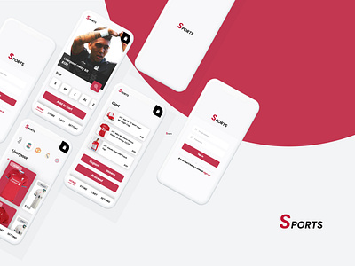 Sports store kit app ui ux