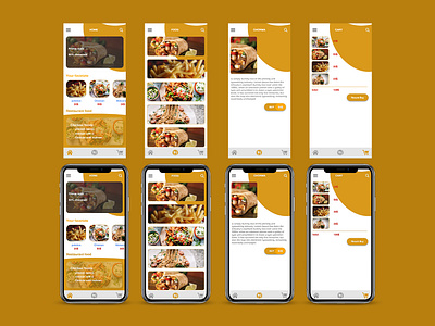 Restaurant mobile app ui-ux branding design flat graphic design icon illustration landing page design logo mobile app mobile ux ui single one page typography ui ui ux ux vector web web developer website design website developer