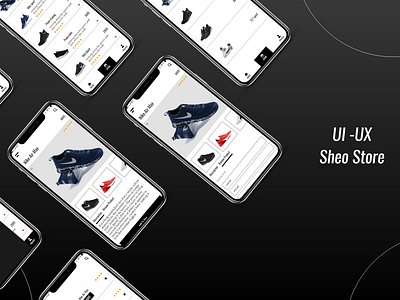 shoe store app ui-ux adobe xd app app ui design app ui ux branding design graphic design mobile app ui ux mobile app ui ux design typography ui ui ux user experience userinterface ux web web developer website website design website developer