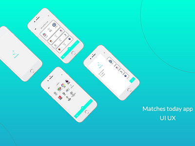 Matches Today app ui ux