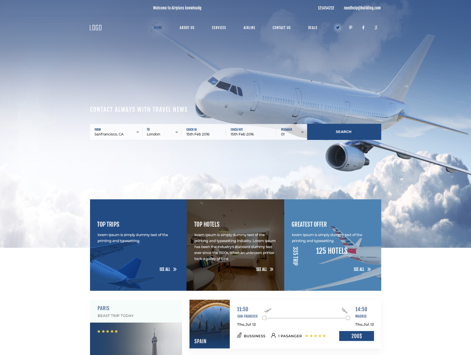 airlines book website ui ux by assem on Dribbble