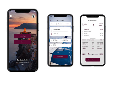 Qatar airways airline airways app design qatar ui ux