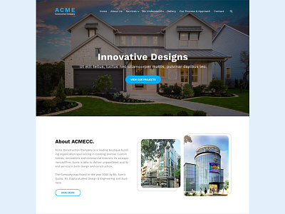 Construction Website Design