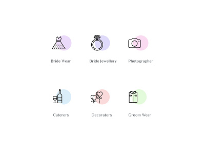 Icons Design for a Project branding icondesign icons illustration ui ux