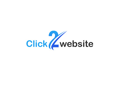 Click2Website Logo design logo minimal art
