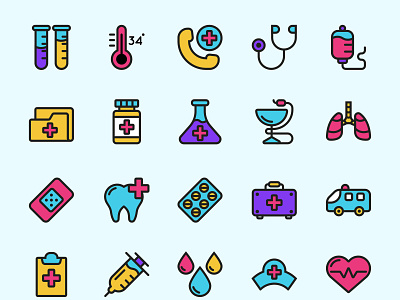 Medical Icons ai download free freebie icons illustration medical medical icons vector