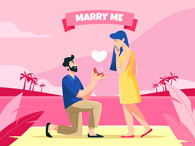 Marry Me Illustration ai download free freebie illustration marriage