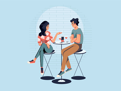 Couple Dating Illustration Free Download ai download free free download free psd freebie illustration psd template vector