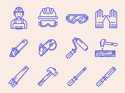 Carpenter Icons ai carpenter download free freebie icons illustration psd vector