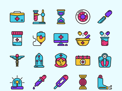 Medical Colored Icons Part 02