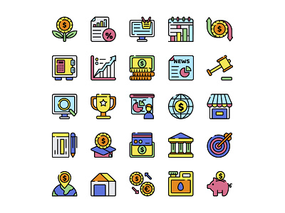 25 Economics Icon Set ai ai vector download ecolonomics icon economics vector free freebie icon design icons download icons pack icons set illustration illustrator logo logo design symbol vector design vector download vector icon