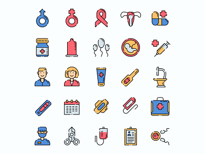 Sexual Health Icon Set by Unblast on Dribbble