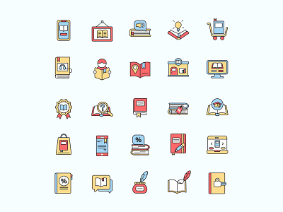 Book, catalog, education, learning, school, search icon - Download