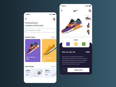 Shoe Store App Template-Figma