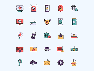 Hacker Icon Set ai ai design ai download ai vector hacker hacker icon hacker vector icon design icons download icons pack icons set illustration illustrator logo logo design symbol vector design vector download vector icon