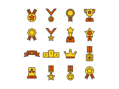 Award Icons Set ai ai design ai download ai vector award award icon award vector icon design icons download icons pack icons set illustration illustrator logo logo design symbol vector design vector download vector icon