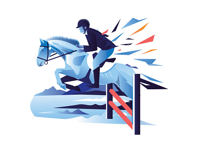 Horse Riding Illustration designs, themes, templates and downloadable ...