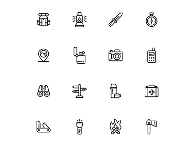 Adventure Icons Set adventure adventure icon adventure vector ai ai design ai download ai vector freebie icon design icons download icons pack icons set illustration illustrator logo logo design symbol vector design vector download vector icon