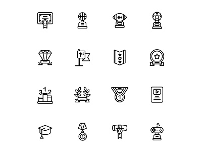 Awards icon set ai ai design ai download ai vector award award icon award vector freebie icon design icons download icons pack icons set illustration illustrator logo logo design symbol vector design vector download vector icon