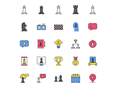 LOL Chess Board icons by Vicons Design