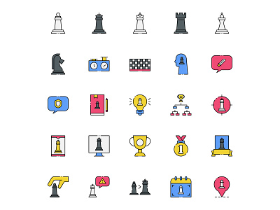 15 Chess Icons - Creative VIP