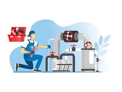 Plumber Illustration cartoon cartooning character character design freebie illustration illustrator plumber plumber illustration vector vector design vector download vector illustration