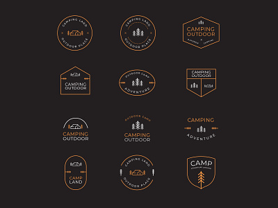 Camp Badges-01 ai ai design ai vector camp camp icon camp vector camping freebie icon design icons download icons pack icons set illustration illustrator logo logo design symbol vector design vector download vector icon