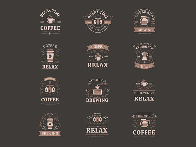 Coffee Badges ai ai design ai vector coffee coffee badge coffee icon coffee vector icon design icons download icons pack icons set illustration illustrator logo logo design symbol vector design vector download vector icon