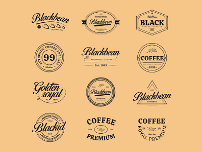 Coffee Shop Vector Badges